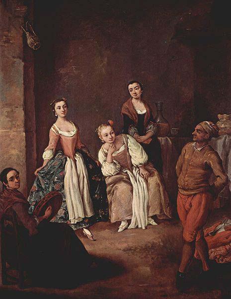 Pietro Longhi Die Furlana oil painting image